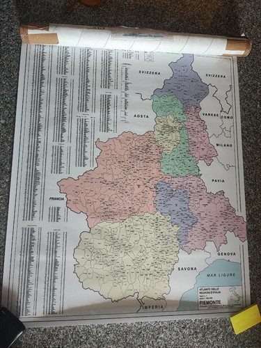 Cartina politica piemonte - cartina,